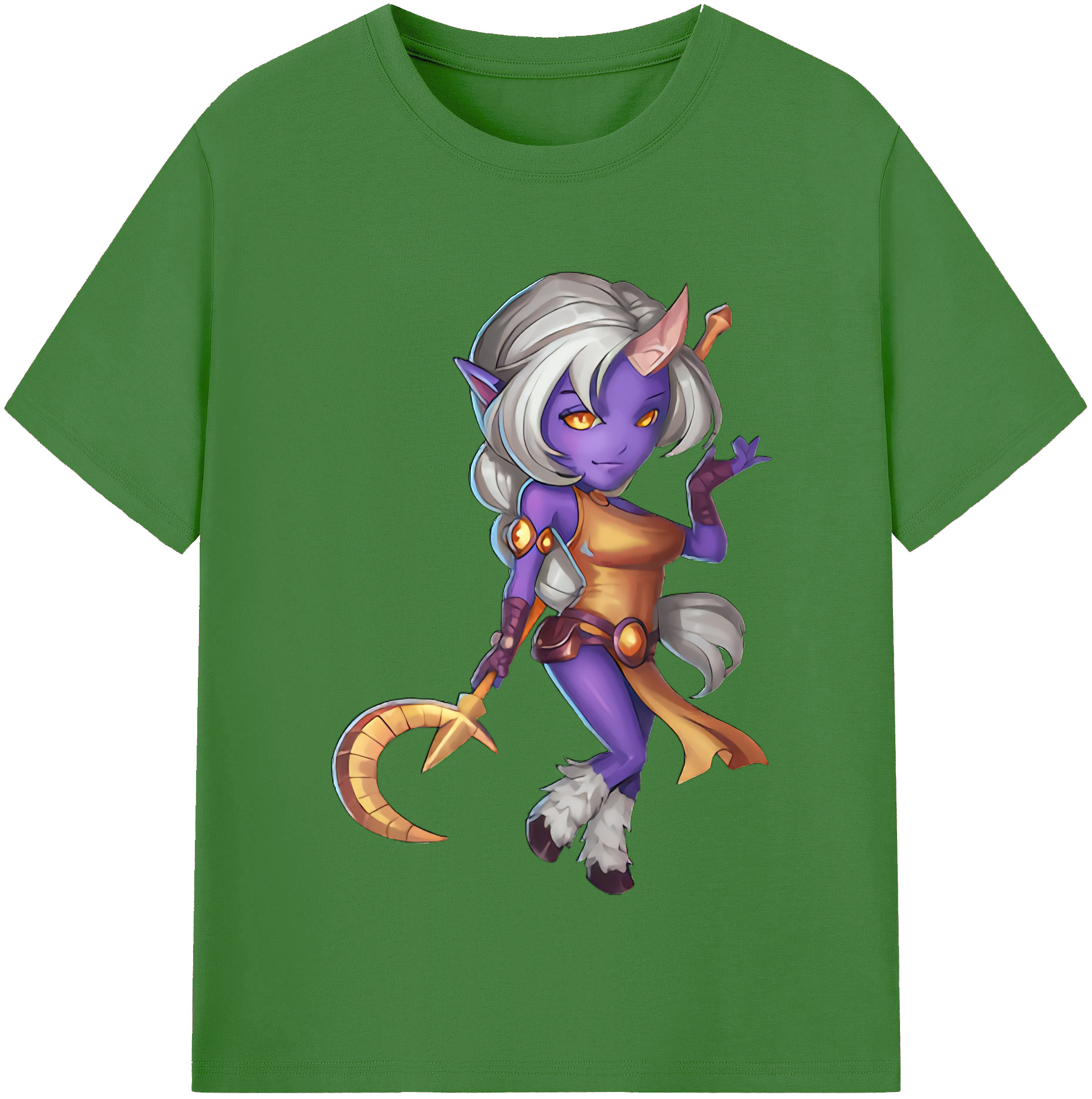 （画像用） リーグ・オブ・レジェンド League of Legends LOL レディースカジュアルプリントTシャツ（綿100％）